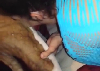 Messy heterosexual bestiality with orgasms